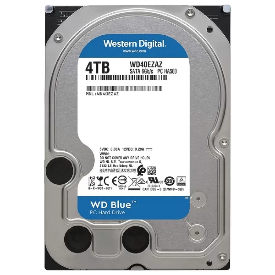 WD BLUE 3,5 4TB 256MB 5400RPM WD40EZAZ