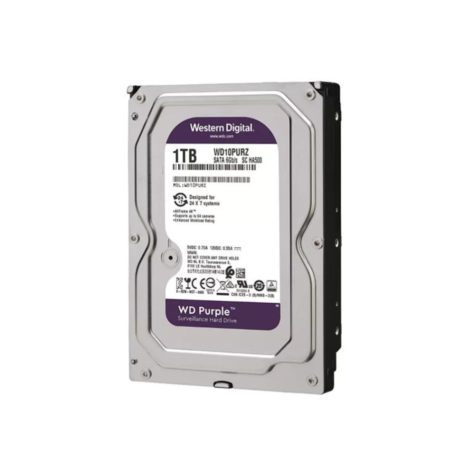 WD Purple 1 TB 64 MB Cache 5400 Rpm Surveillance 3.5 Güvenlik Hard Disk