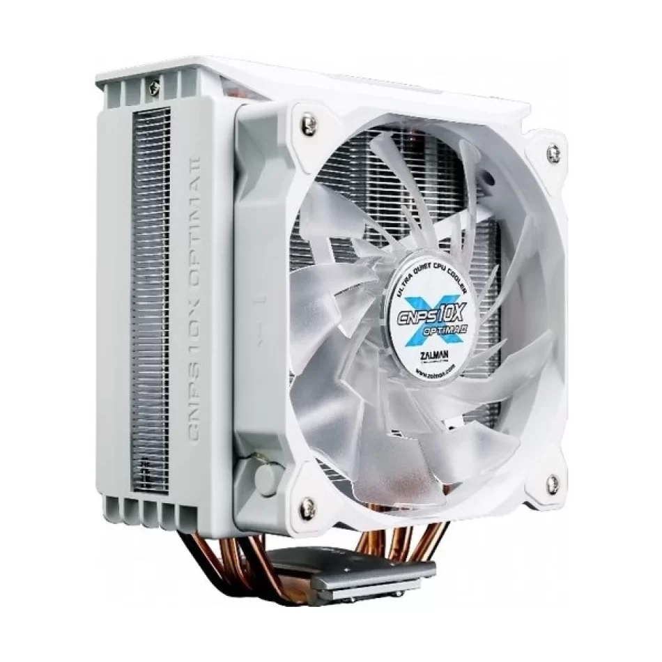 ZALMAN CNPS10X Optima II RGB White Ultra Sessiz Beyaz Kule Tipi İşlemci Soğutucu