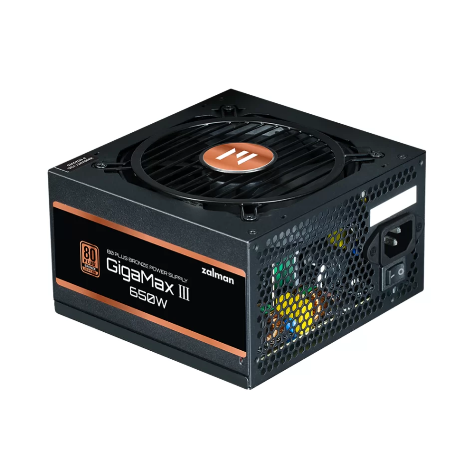 Zalman GigaMax III 650W 80+ Bronze PCIe Gen 5.0 ATX 3.0 Uyumlu Güç Kaynağı