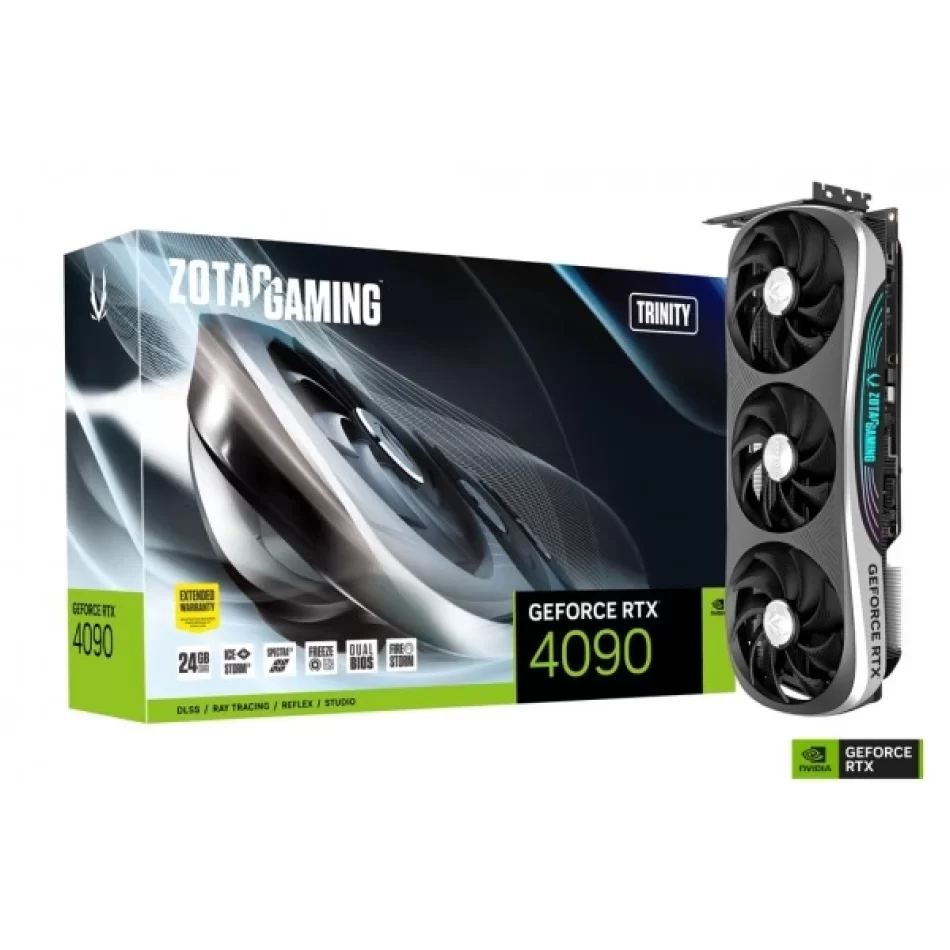 ZOTAC GAMING GeForce RTX 4090 Trinity 24 GB GDDR6X 384Bit DX12 NVIDIA DLSS 3 Ekran Kartı