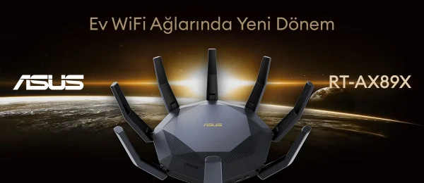 ASUS RT-AX89X: 10 Gigabit Gücünü Evinize Taşıyan Wi-Fi 6 Router