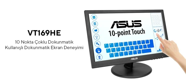 ASUS VT169HE İncelemesi: İşletmeler ve Üretkenlik İçin Kusursuz Dokunmatik Deneyim