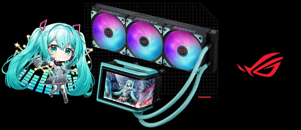 ASUS ROG Ryuo IV 360 ARGB Hatsune Miku Edition İncelemesi: Soğutmada Pop Yıldızı Dokunuşu