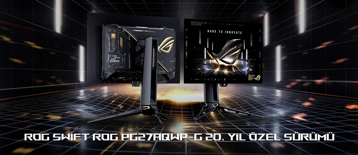 ASUS ROG Swift OLED PG27AQWP-G 20. Yıl Özel Seri: 540Hz / 720Hz Dual-Mode ve Tandem OLED Devrimi