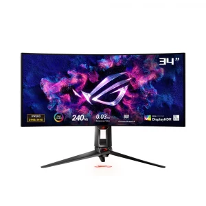 ASUS 34" ROG Strix OLED PG34WCDM 240Hz 0.03ms FreeSync Premium Pro G-Sync HDR 1440p Ultrawide Kavisli WOLED Oyuncu Monitörü