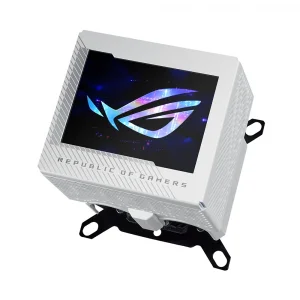 ASUS ROG RYUJIN III Water Block White Edition 3.5" LCD Ekranlı Beyaz Sıvı Soğutma Su Bloğu