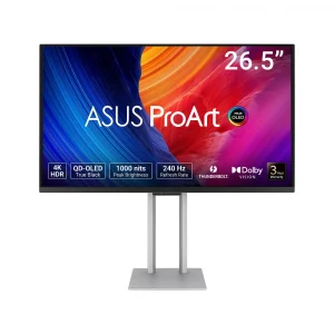 ASUS 27" ProArt PA27UCDMR 240Hz 0.1ms Adaptive-Sync 4K 2160p QD-OLED Profesyonel Monitör