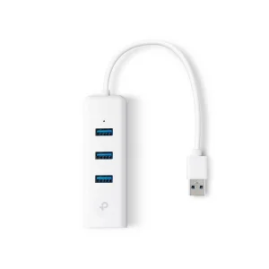TP-Link UE330 USB 3.0 3-Port Hub ve Gigabit Ethernet Adaptör USB Adaptör