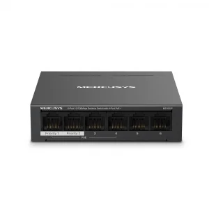 TP-Link Mercusys MS106LP 4-Port PoE+ 6-Port 10/100Mbps Masaüstü Switch