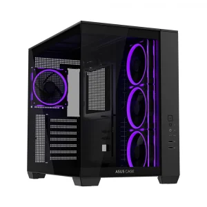 ASUS A32 PLUS ARGB Temperli Cam 4x ARGB Fanlı Mid Tower Siyah ATX Gaming Kasa