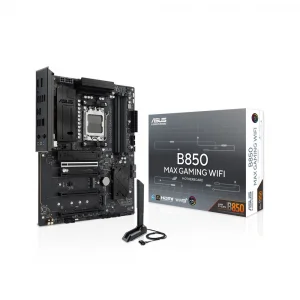 ASUS B850 MAX GAMING WIFI 8000MHz(OC) DDR5 AMD Soket AM5 ATX Anakart