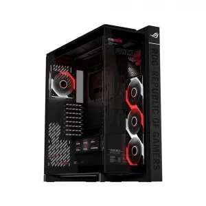 ASUS ROG Cronox ARGB Panoramik Temperli Cam LCD Ekranlı e-ATX Full-Tower Gaming Bilgisayar Kasası