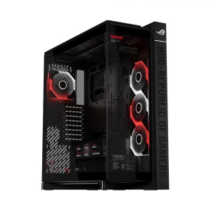 ASUS ROG Cronox ARGB Panoramik Temperli Cam LCD Ekranlı e-ATX Full-Tower Gaming Bilgisayar Kasası