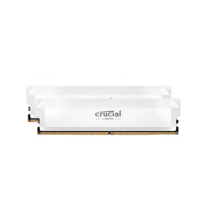 Crucial Pro White 64GB (2x32 GB) DDR5 6000MHz CL40 Intel XMP ve AMD EXPO Beyaz Masaüstü Gaming RAM - CP2K32G60C40U5W
