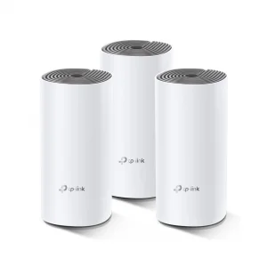 TP-Link Deco E4 AC1200 Dual Band Tüm Ev Mesh Wi-Fi Sistemi Üçlü Paket