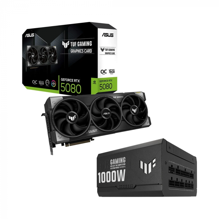 ASUS TUF Gaming RTX 5080 OC Edition 16GB Ekran Kartı + TUF Gaming