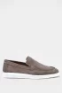 MENS KHAKI SUEDE LEATHER SHOES WITH LIGHTWEIGHT EVA SOLE