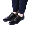 Mens Genuine Leather Brown Classic Shoes