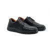 Mens Orthopedic Inner Outer Full Leather Ultra Comfortable Daily Comfort Shoes 3000-5-1 Black