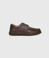 Mens Orthopedic Inner Outer Full Leather Ultra Comfortable Daily Comfort Shoes 3000-3 Coffee Flother