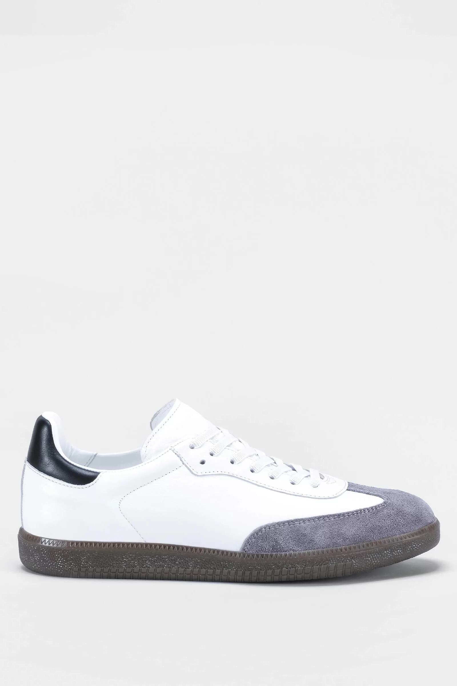 KADIN BEYAZ KAUÇUK TABAN DERİ SNEAKER