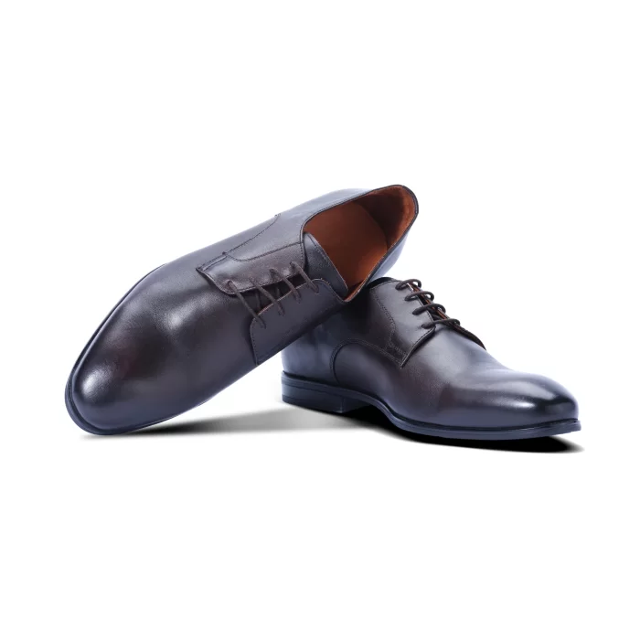 Mens Genuine Leather Brown Classic Shoes