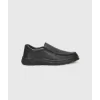 Mens Orthopedic Inner Outer Full Grain Leather Ultra Comfortable Daily Comfort Shoes 3000-2 Black