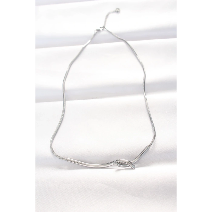 316L Çelik Silver Renk Kolye