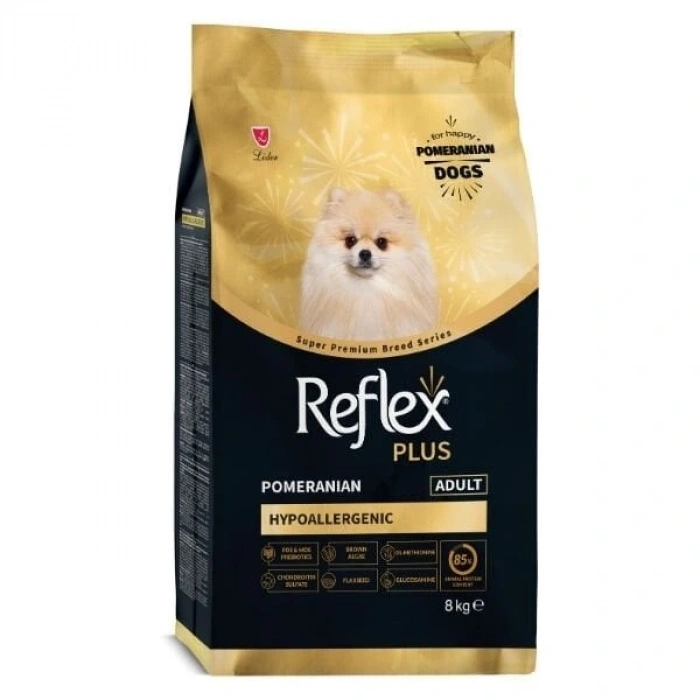 Reflex Plus Pomeranian Hypoallergenic Tavuklu Yetişkin Köpek Maması 8 Kg