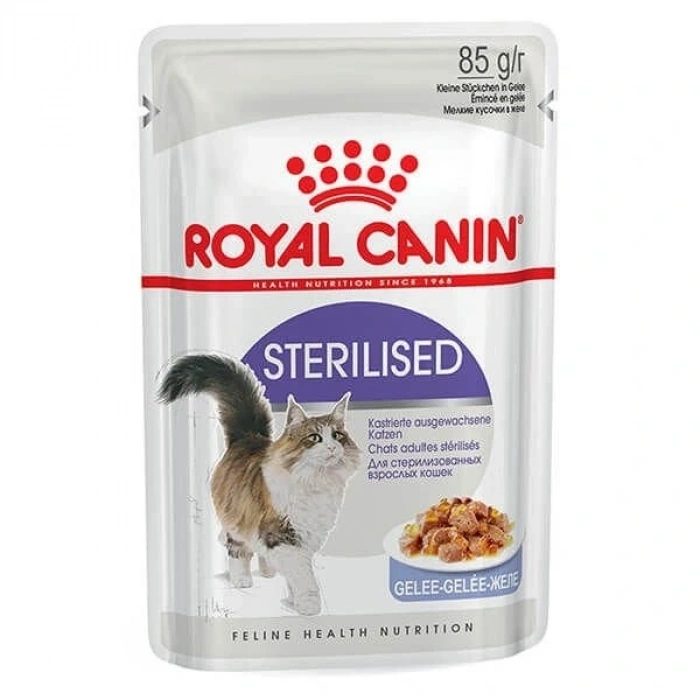 Royal Canin Sterilised Jelly Pouch Kısırlaştırılmış Kedi Maması 1 Adet 85 Gr