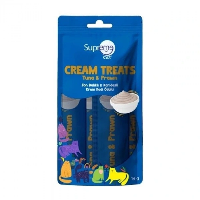 Supreme Cat Ton Balıklı ve Karidesli Sıvı Kedi Ödül Maması 4x14 Gr