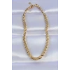 316L Çelik Gold Renk Arpa Model Kolye