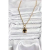 316L Çelik Zincir Gold Renk Vintage Model Kadın Kolye