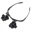 Gözlük Modeli 10x 15x 20x 25x Lens,2led Işıklı,büyüteç