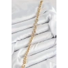 Pirinç Zirkon Taşlı Oval Model Gold Renk Kadın Bileklik