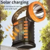 Wıson Ws-4343 Çok Fonksiyonlu Solar Şarjlı Powerbanklı Kamp Lambası