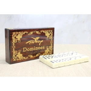 Ahşap Kutulu Domino Oyunu Alk4220