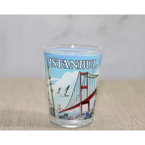 İstanbul Temalı Cam Shot Bardak Alk4357