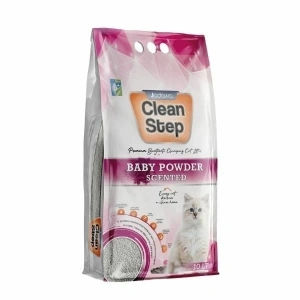 Jadawa Clean Step Topaklanan Bebek Pudralı Doğal Kedi Kumu 1 Adet 10 Lt