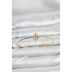 Kutup Yıldızı Model Gold Renk Bileklik