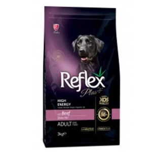 Reflex Plus Biftekli High Energy Yetişkin Köpek Maması 3 Kg
