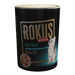 Rokus Tavuklu Yavru Konserve Kedi Maması 410 Gr
