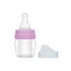 Bambino Biberon Silikon Emzik Mini Cam 30 ml - Pembe