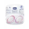 Chicco Emzik Physio Pembe Silikon 4m+ 2li