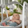 Ingenuity ConvertMe 2si 1 Arada Kompakt Taşınabilir Otomatik Bebek Salıncağı ve Bebek Koltuğu, Pil Tasarrufu Sağlayan Titreşimler, Doğa Sesleri, 0-9 Ay 3-9 kg (Swell)
