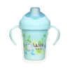Wee Baby Happy Akıtmaz PP Alıştırma Bardağı 240 ml - Mavi