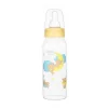 Wee Baby Silikon Uçlu Desenli PP Biberon 250 ml - Sarı