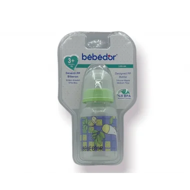 Bebedor Desenli PP 125 Ml Orta Akış - Yeşil
