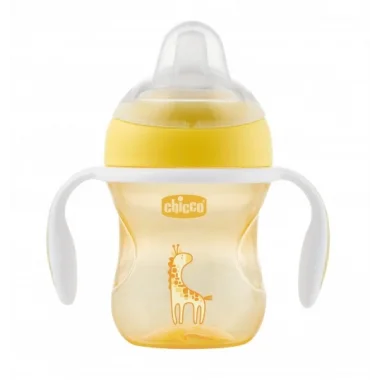Chicco Yumuşak Uçlu Geçiş Bardağı 4 Ay+ Turuncu